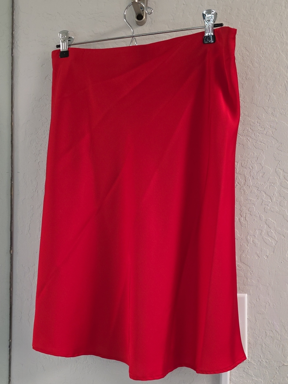 J. Crew Bright Red A-Line Skirt
